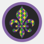 Mardi Gras Sticker (Voorkant)