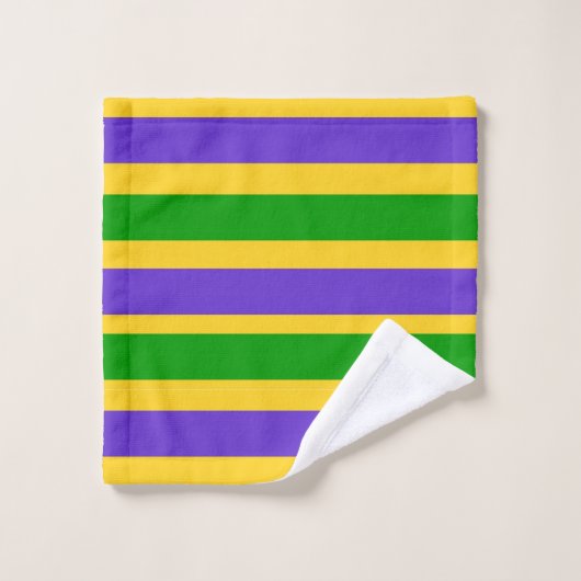 Mardi Gras Stripes (Gant de toilette)