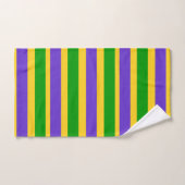 Mardi Gras Stripes (Serviette à main)
