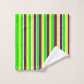 Mardi Gras Stripes (Gant de toilette)