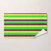 Mardi Gras Stripes (Serviette à main)