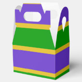 Mardi Gras Stripes Bedankdoosjes (Geopend)