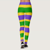 Mardi Gras Stripes leggings (Dos)