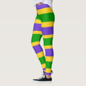 Mardi Gras Stripes leggings (Gauche)