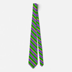 Mardi Gras Stripes Stropdas