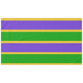 Mardi Gras Stripes Tafelkleed (Voorkant (Horizontaal))