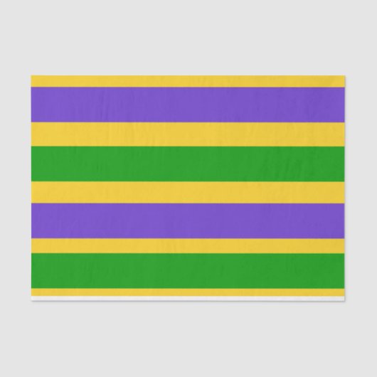 Mardi Gras Stripes Tissuepapier (Voorkant)