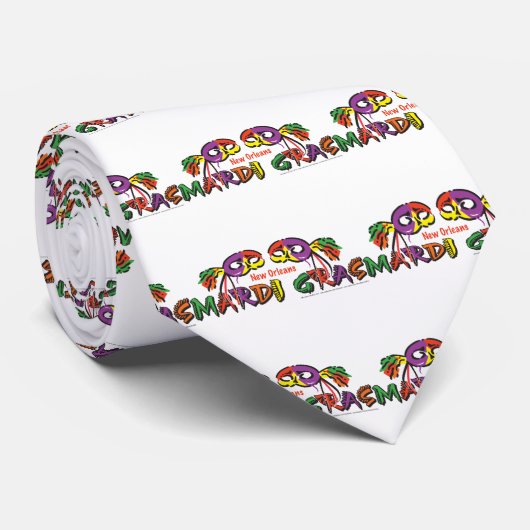 MARDI-GRAS STROPDAS (Opgerold)