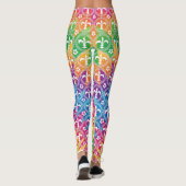 Mardi Gras Style Colorful Leggings (Achterkant)