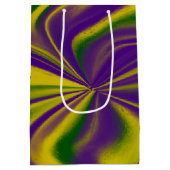 Mardi Gras Swirls Medium Cadeauzakje (Achterkant)