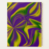 Mardi Gras Swirls Planner (Achterkant)