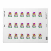Mardi Gras-team Etiket (Full Sheet)