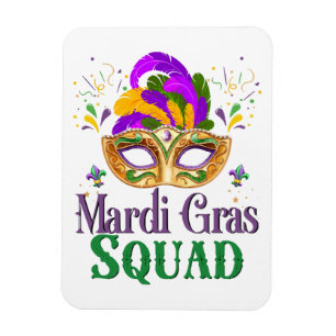 Mardi Gras-team Magneet