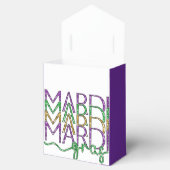 Mardi Gras Tent Style Favor Boxes Bedankdoosjes (Geopend)