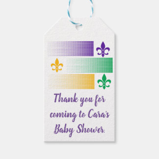 Mardi Gras thema cadeau label Cadeaulabel