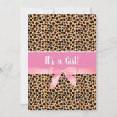 Mardi Gras Theme Baby Bump Invitation Cheveux Brow (Dos)