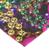 Mardi Gras "throws" TABEL RUNNER Korte Tafelloper (Hoek)