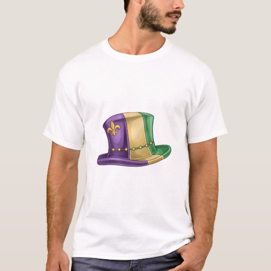 Mardi Gras Top Hat Illustration (Voorkant)