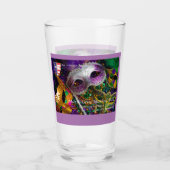 Mardi Gras Tumbler en verre commémoratif #1 (Devant)