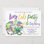 Mardi Gras Uitnodiging (Voorkant)