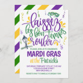 Mardi Gras Uitnodiging (Voorkant / Achterkant)