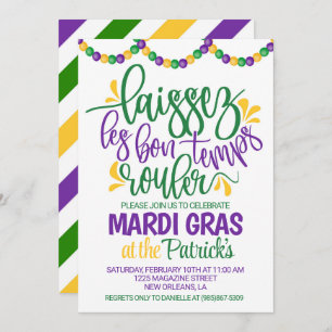 Mardi Gras Uitnodiging