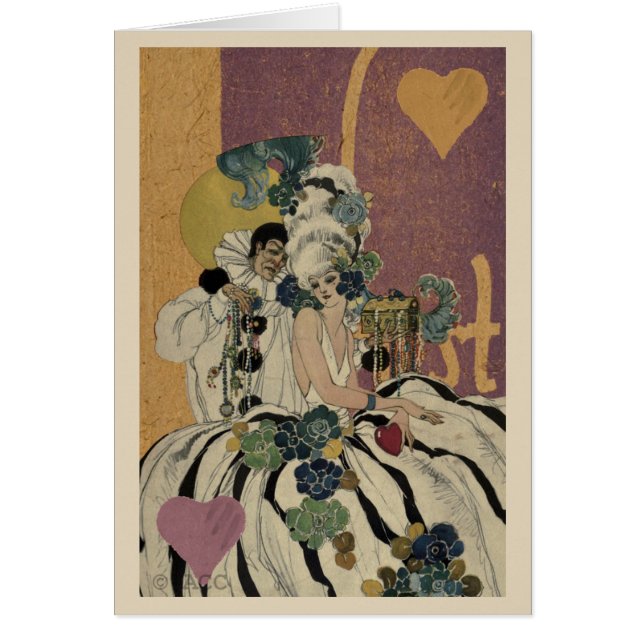 Mardi Gras Valentijn Paar (Voorkant)