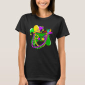 Mardi Gras Video Game Controller Jester Hat Costum T-shirt (Voorkant)