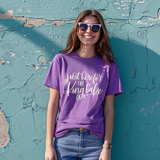 Mardi Gras voor de King Cake T-shirt