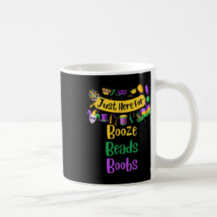 Mardi Gras voor mannen Vrouwen Ik ben hier alleen  Koffiemok