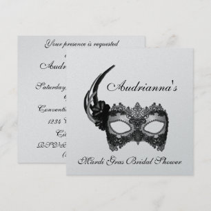 "Mardi Gras Vrijgezellenfeest" Kaart