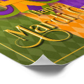 Mardi Gras Wall Art, Mardi Gras Fleur de Lis Poster (Hoek)
