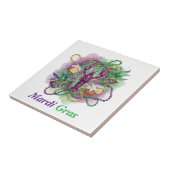 Mardi Gras Watercolor Celebration  Tegeltje (Zijkant)