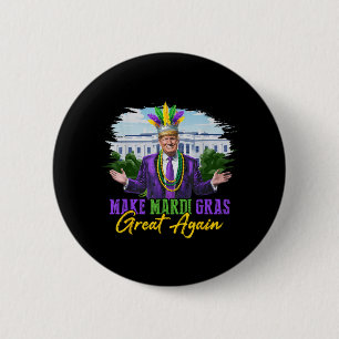Mardi Gras weer geweldig Ronde Button 5,7 Cm
