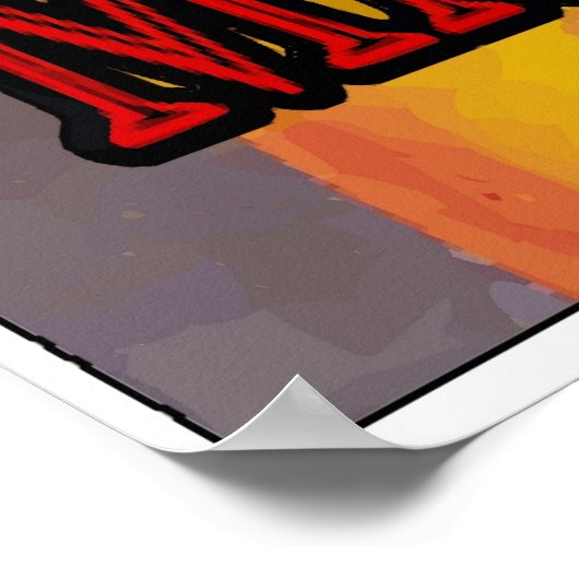 Mardi Gras Wine Maid Poster (Hoek)