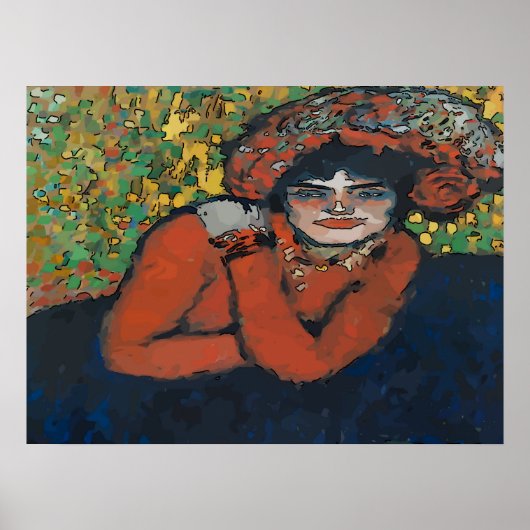 Mardi Gras Woman Poster (Voorkant)