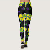 Mardi Gras Words Leggings (Achterkant)