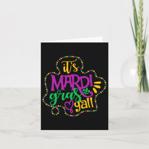 Mardi Gras Yall Funny Mardi Gras Party Mask Co Kaart