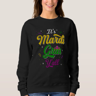 Mardi Gras Yall Funny Mardi Gras Party Mask Co Trui