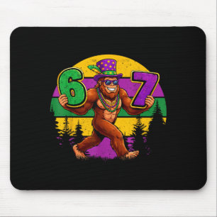 Mardi Gras Zes Zeven 6 7 Meme Bigfoot Sasquatch Bo Muismat