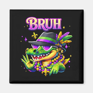 Mardi Gras Zes Zeven 6 7 Meme Bruh Mardigator Alli Magneet
