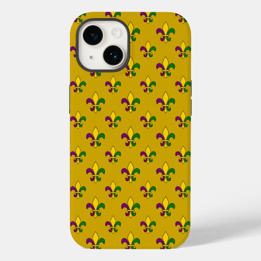 Mardi-graspatroon Case-Mate iPhone Case (Achterkant)