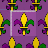 Mardi-graspatroon Stof (Delen)