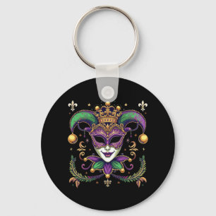 Mardi Grass Y’all – Vier het nieuwe carnavalsseizo Sleutelhanger