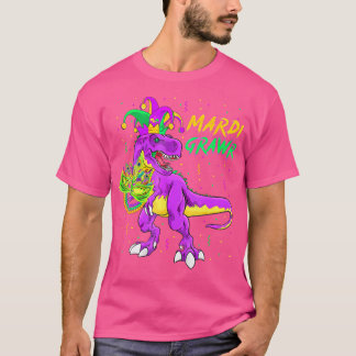 Mardi Grawr Trex Dino DJ Kostuum Peuter Boy Kinder T-shirt