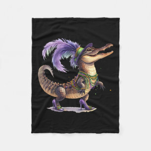 Mardigator Alligator Carnaval Kostuum Mannen Vrouw Fleece Deken