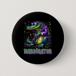 Mardigator Grappig Mardi Gras kostuum Mannen Vrouw Ronde Button 5,7 Cm