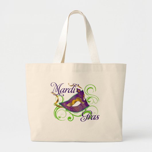 MardiGras Grote Tote Bag (Voorkant)