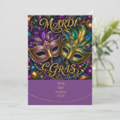 Mardigras Kaart (Staand voorkant)