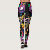 Mardis Gras New Orleans Leggings (Achterkant)